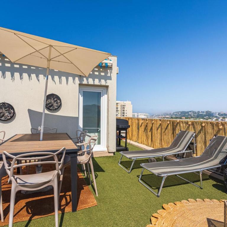 Lou Cigaloun - Rooftop panoramique près des plages - Apartment - 13