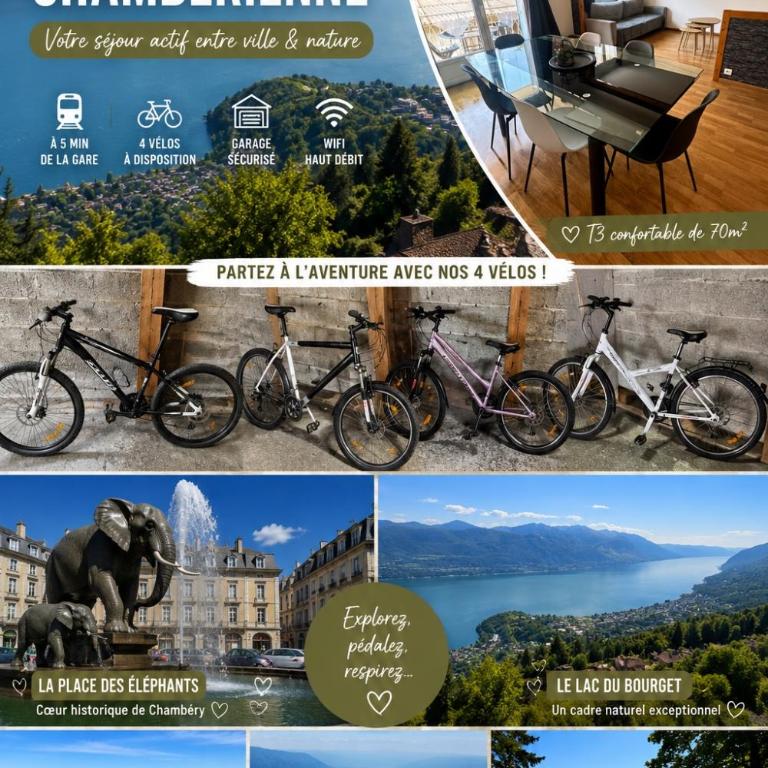 la parenthèse chambérienne avec Garage vélos à dispo Gare à 5min - Appartement 3 Chambres - 2