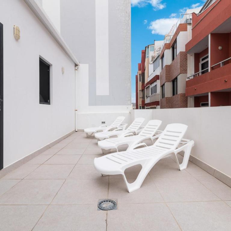 Rooftop Studio 100 m from Las Canteras - Shared Terrace - Apartment mit 1 Schlafzimmer - 13