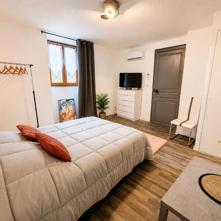 Cocon pèlerin romantique à Lourdes, appartement climatisé à 10 min Sanctuaire & gare - Appartement 1 Chambre - 8