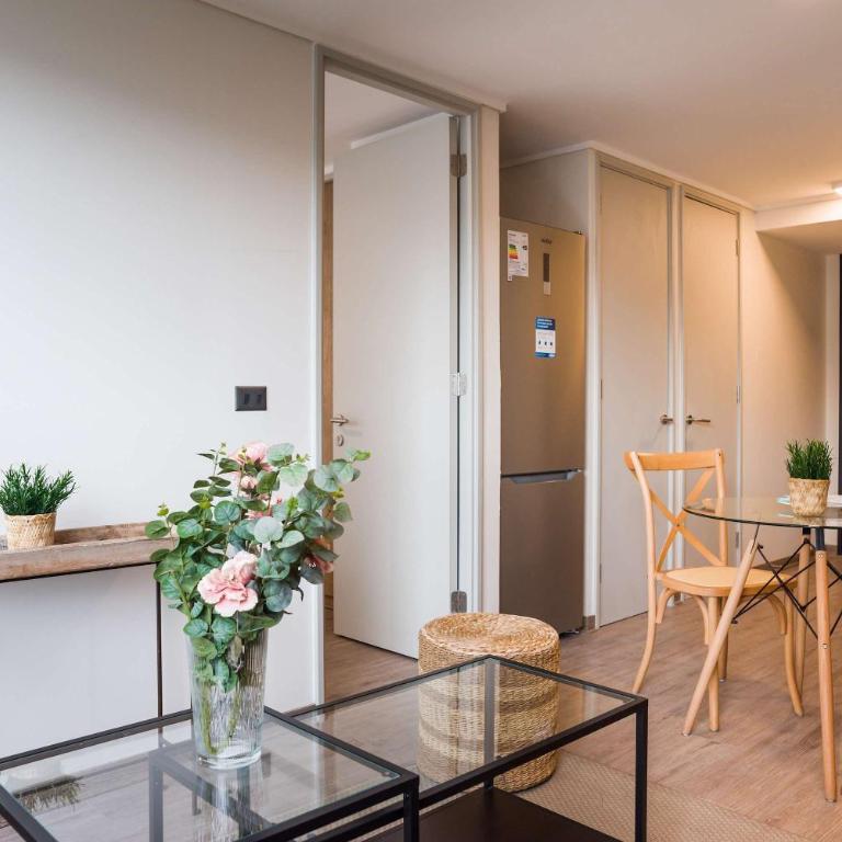 Chic Las Condes 1BR1BA Pool & Gym for 3 Guests - Apartamento - 4
