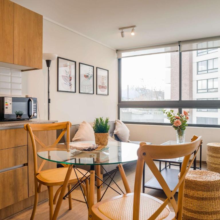 Chic Las Condes 1BR1BA Pool & Gym for 3 Guests - Apartamento - 11