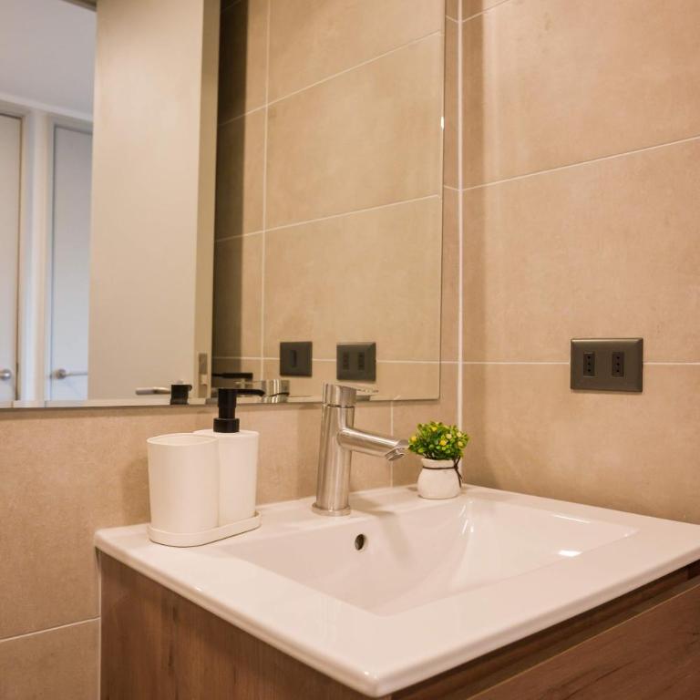 Chic Las Condes 1BR1BA Pool & Gym for 3 Guests - Apartamento - 18