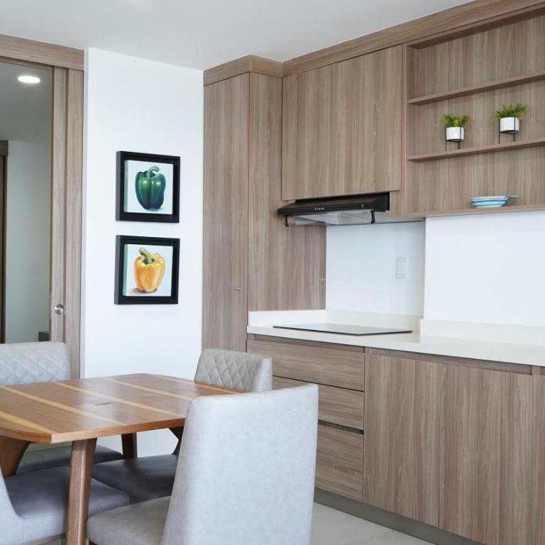Torre Ku shared Rooftop and Pool - Apartment mit 1 Schlafzimmer - 5