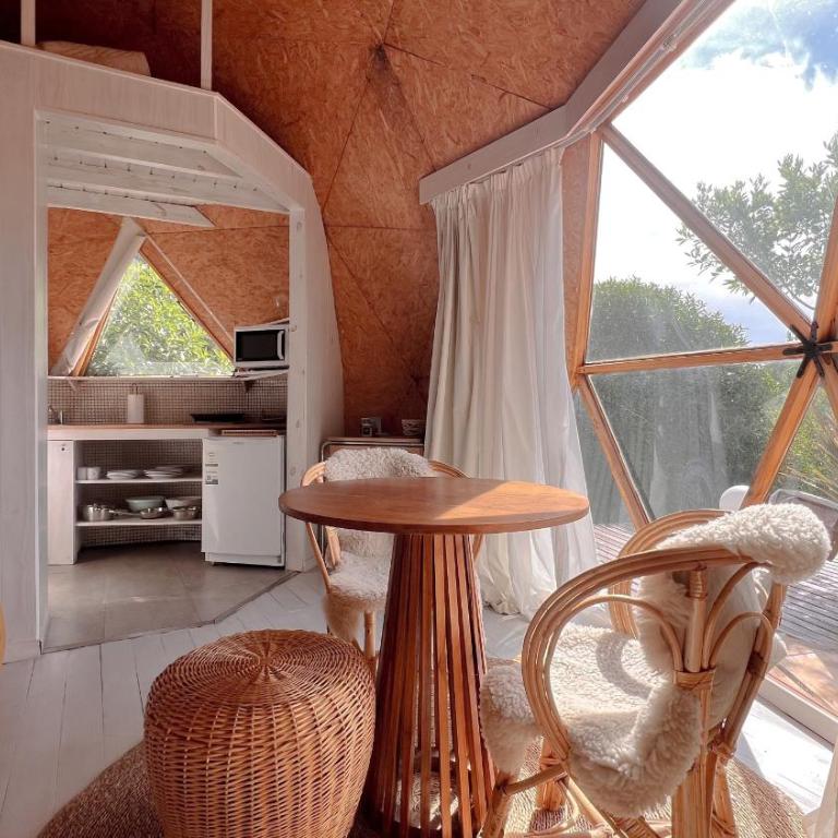 Domo 1 - Glamping para 2 con pile y parrilla en Cruz del Sur, Chapadmalal - Hola Sur - One-Bedroom House - 4
