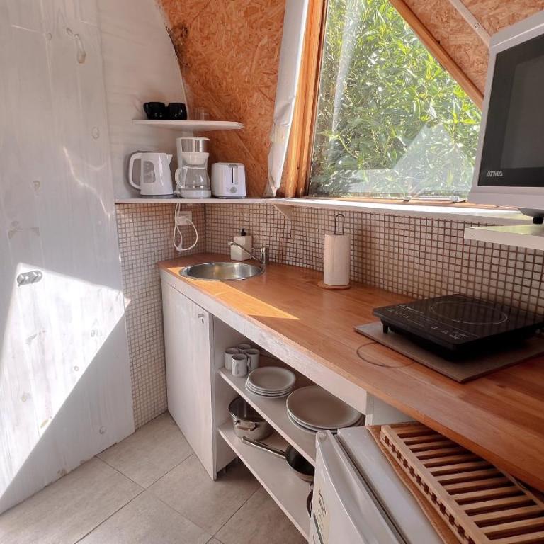 Domo 1 - Glamping para 2 con pile y parrilla en Cruz del Sur, Chapadmalal - Hola Sur - One-Bedroom House - 18