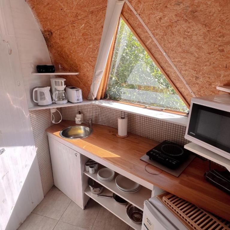 Domo 1 - Glamping para 2 con pile y parrilla en Cruz del Sur, Chapadmalal - Hola Sur - One-Bedroom House - 20