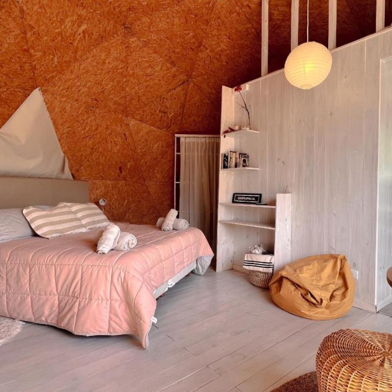 Domo 2 - Glamping para 2 con pile y parrilla en Cruz del Sur, Chapadmalal - Hola Sur - One-Bedroom House - 9