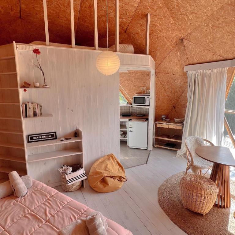 Domo 2 - Glamping para 2 con pile y parrilla en Cruz del Sur, Chapadmalal - Hola Sur - One-Bedroom House - 10