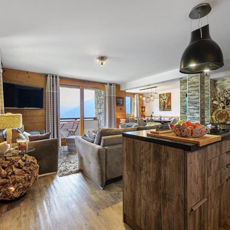 Le chalet des Marmottes - Superior Apartment mit Balkon - 17