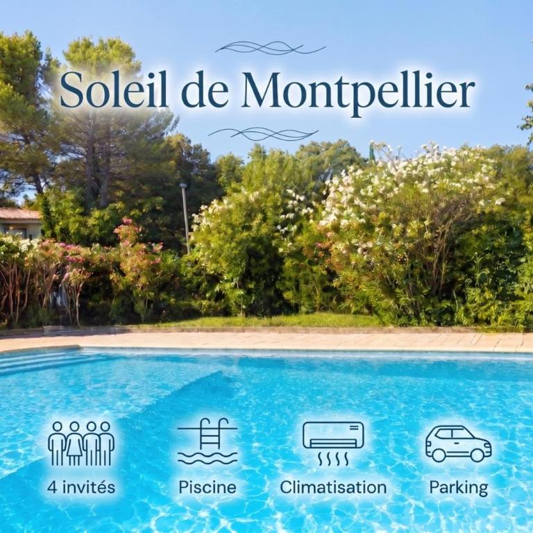 Soleil de Montpellier, Clim, Piscine et Pkg Privé - Appartement 2 Chambres - 6