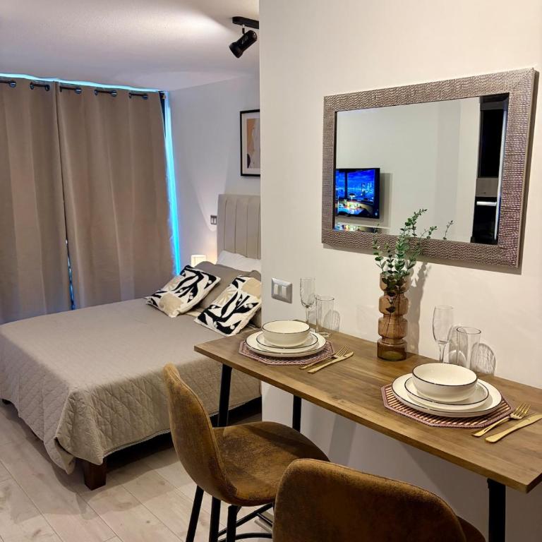 Cozy studio Paseo Bulnes y Moneda metro con Terraza - Apartamento de 1 dormitorio - 1