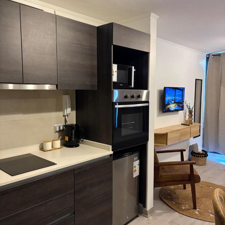 Cozy studio Paseo Bulnes y Moneda metro con Terraza - Apartamento de 1 dormitorio - 13