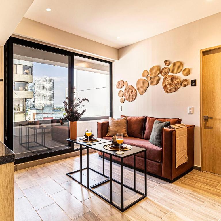 Kukun Homero Polanco - Apartment mit 1 Schlafzimmer, Balkon und Stadtblick - 7