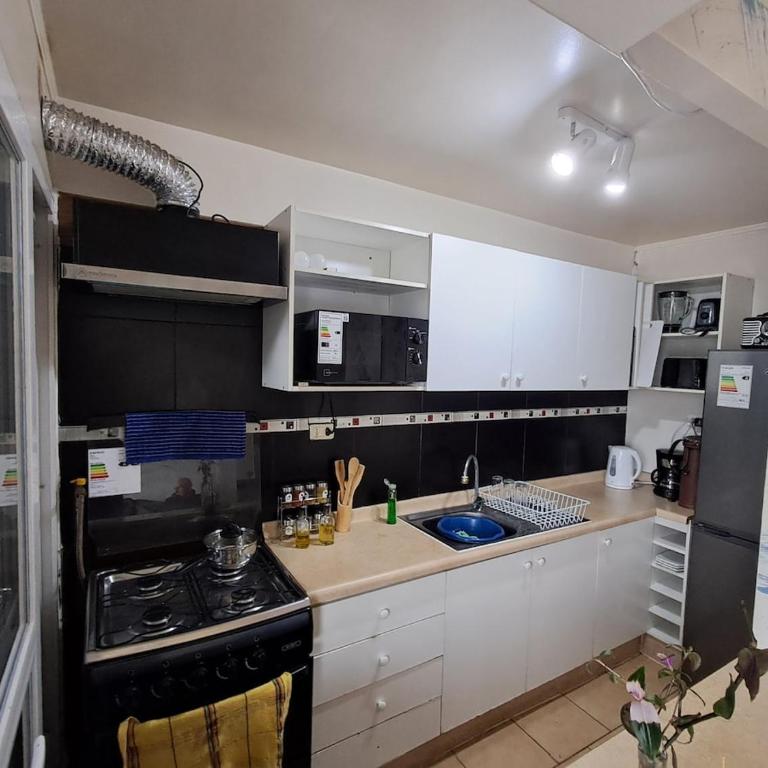Departamento en sector centro, hasta 4 personas más estacionamiento - Apartamento de 2 dormitorios - 2