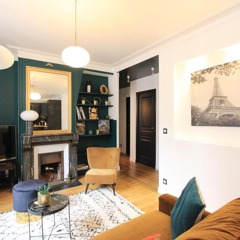 Bel appartement 1 chambre Paris 7ème à 5min à pieds de la Tour Eiffel - Apartamento de 1 dormitorio - 14