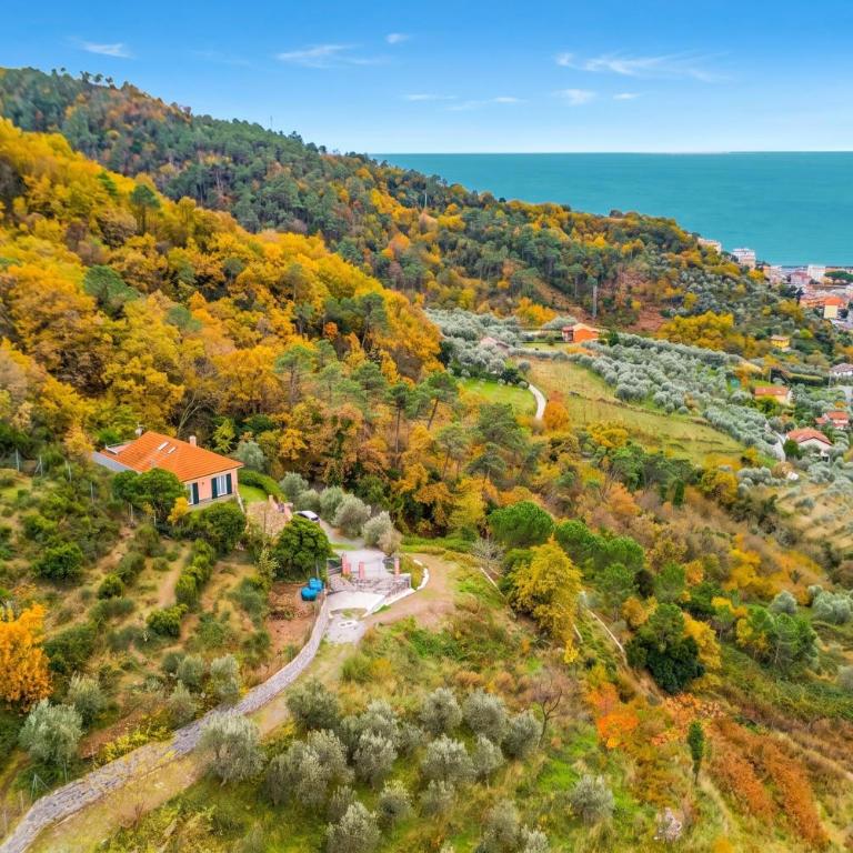 Moneglia Villa in A Quiet Place - Happy Rentals - Villa con Vista Mare - 13