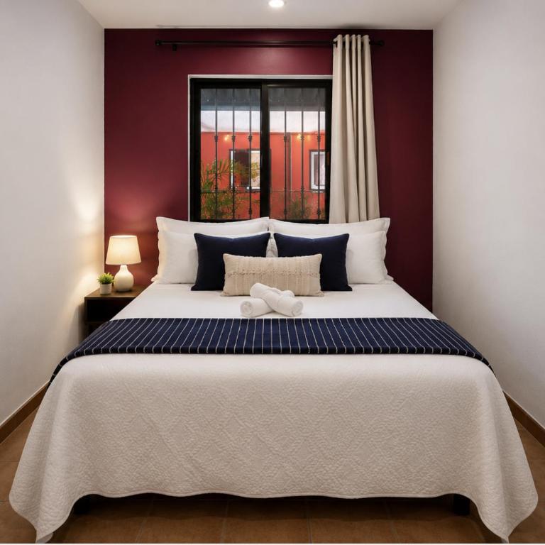 Morada Luna Coyoacán - Chambre Double Standard avec Salle de Bains Commune - 1