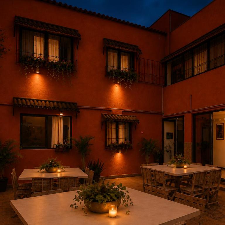 Morada Luna Coyoacán - Chambre Double avec Salle de Bains Commune - 10