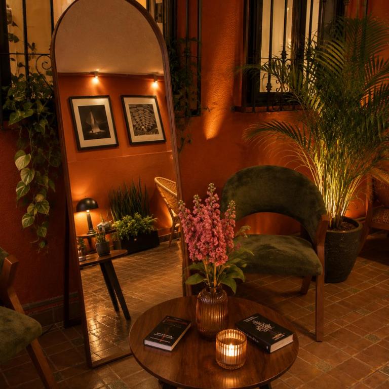 Morada Luna Coyoacán - Chambre Double avec Salle de Bains Commune - 8