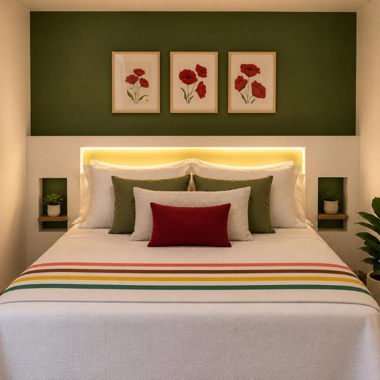 Morada Luna Coyoacán - Chambre Double Standard avec Salle de Bains Commune - 10