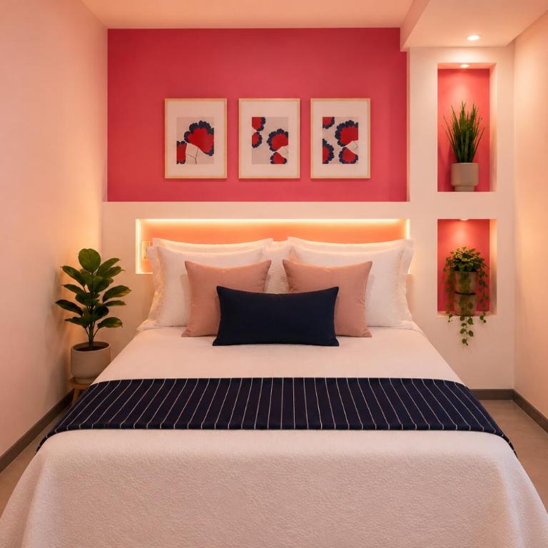 Morada Luna Coyoacán - Chambre Double Standard avec Salle de Bains Commune - 10
