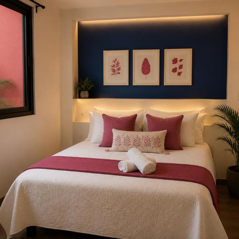 Morada Luna Coyoacán - Chambre Double Standard avec Salle de Bains Commune - 11