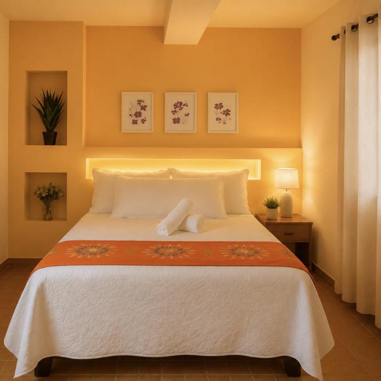 Morada Luna Coyoacán - Chambre Double Standard avec Salle de Bains Commune - 11