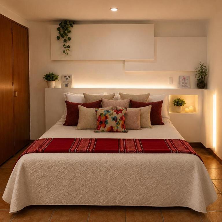 Morada Luna Coyoacán - Chambre Double avec Salle de Bains Privative - 10