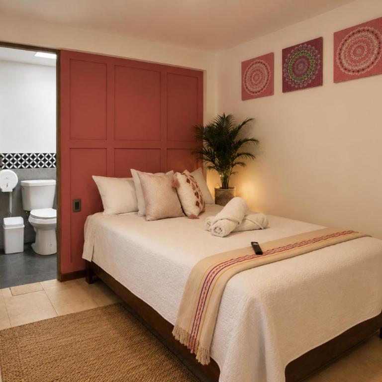 Morada Luna Coyoacán - Chambre Double avec Salle de Bains Privative - 10