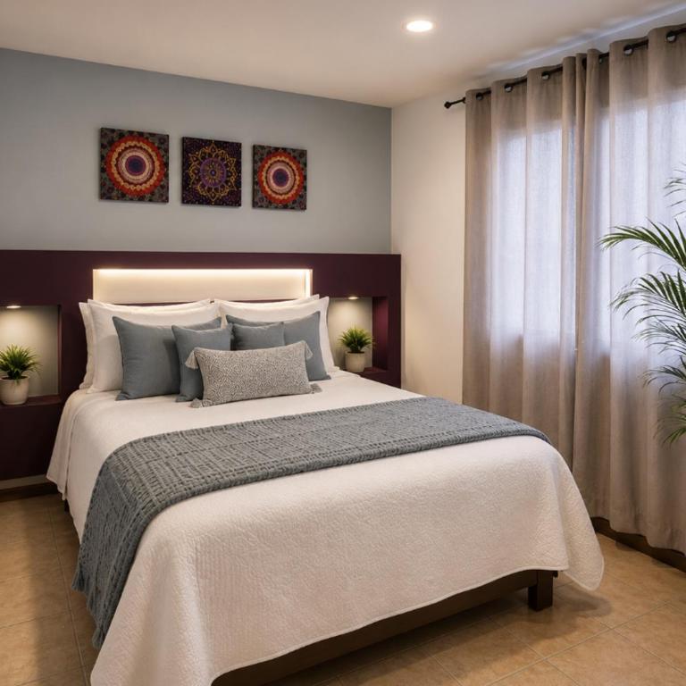 Morada Luna Coyoacán - Chambre Double Standard avec Salle de Bains Commune - 11