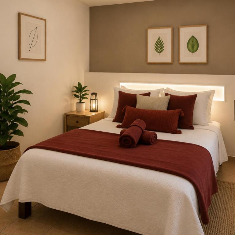 Morada Luna Coyoacán - Chambre Double Standard avec Salle de Bains Commune - 10