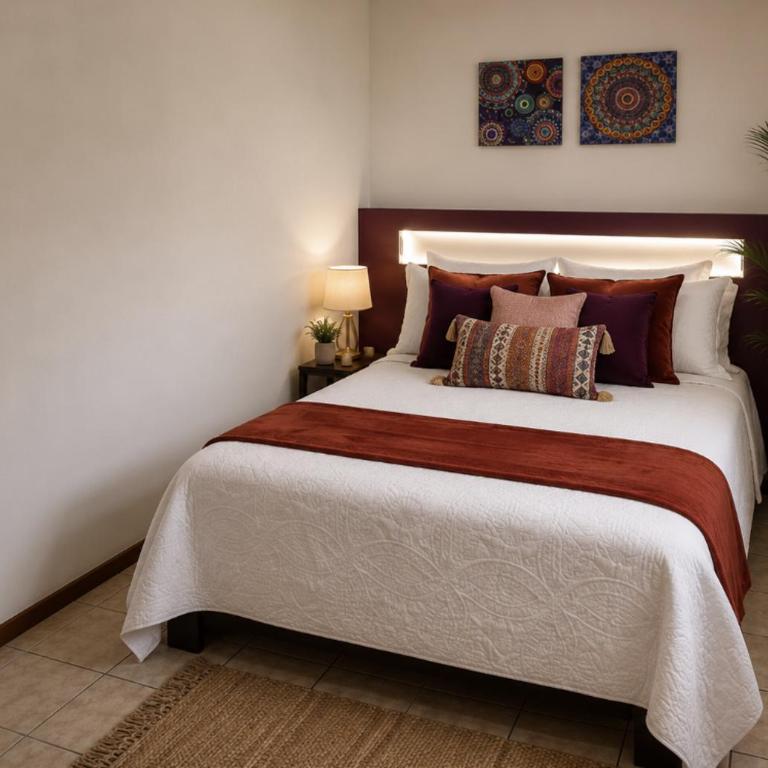Morada Luna Coyoacán - Chambre Double Standard avec Salle de Bains Commune - 10