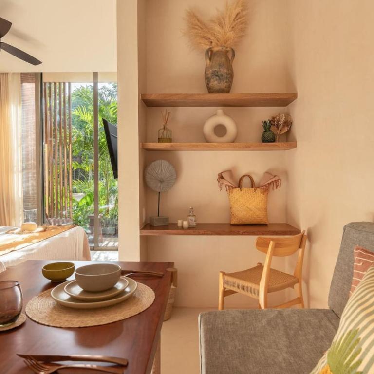 Amazing 1BR Tulum Jungle with Restaurant, Pool and Gym - One-Bedroom Apartment - 39