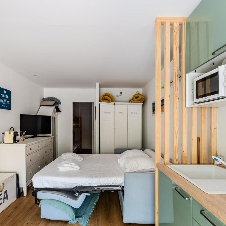 Le Jardin D'eugénie - direct plage - Estudio con terraza - 4