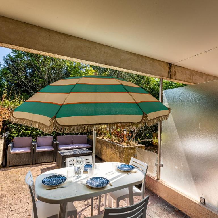 Le Jardin D'eugénie - direct plage - Estudio con terraza - 11