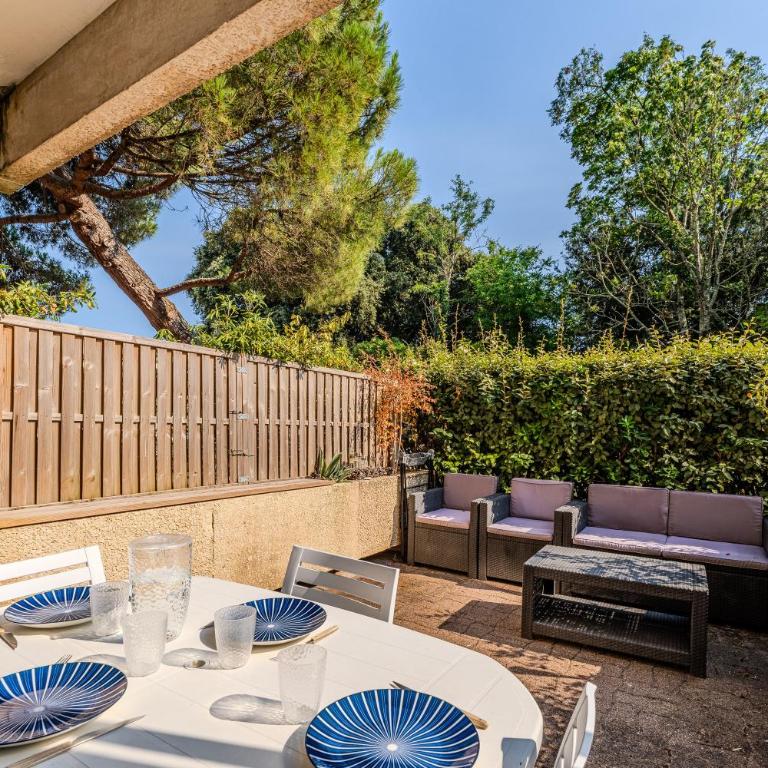 Le Jardin D'eugénie - direct plage - Estudio con terraza - 1