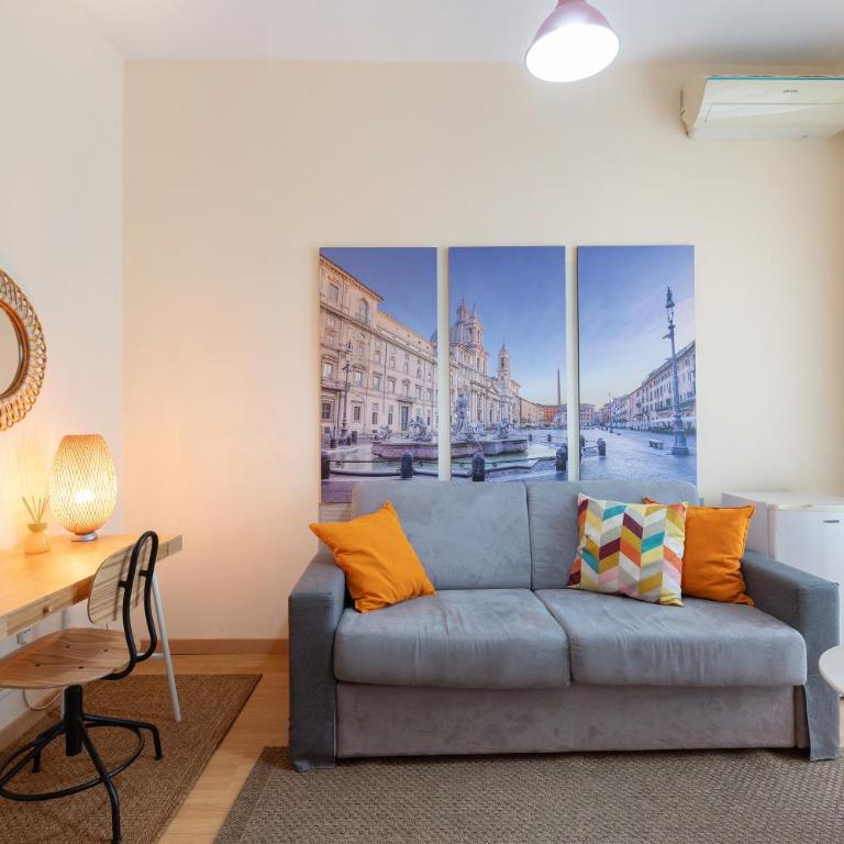 Il Sogno In Rome - Appartamento - Appartement 3 Chambres Premium avec Balcon - 10