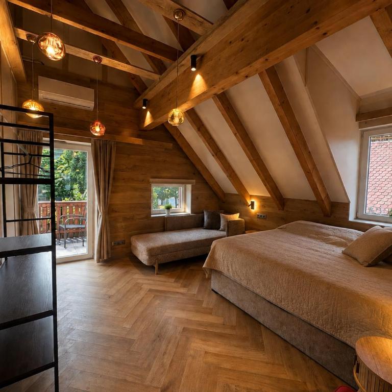 Book-A-Room Salzburg Garden or Balcony Stay - 2 bedroom - air conditioning & free parking - Apartment mit 2 Schlafzimmern und Balkon - 8