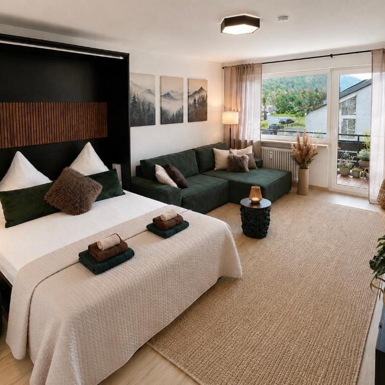 Bergauszeit AlpenBase Oberstdorf mit Südbalkon & Bergblick in Top-Lage im Allgäu - Apartment mit Balkon - 7