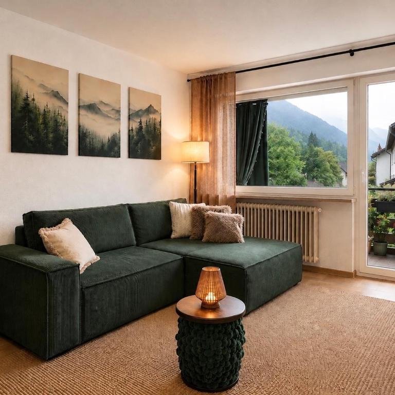 Bergauszeit AlpenBase Oberstdorf mit Südbalkon & Bergblick in Top-Lage im Allgäu - Apartment mit Balkon - 11