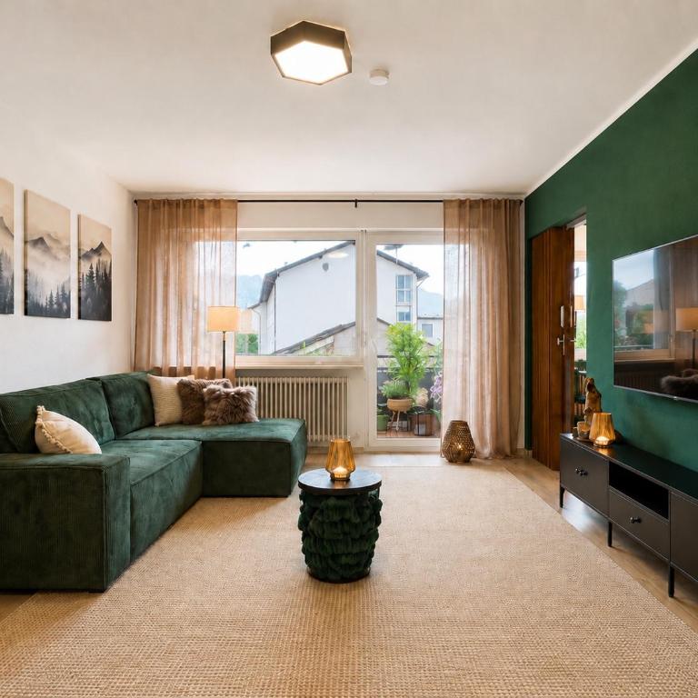 Bergauszeit AlpenBase Oberstdorf mit Südbalkon & Bergblick in Top-Lage im Allgäu - Apartment mit Balkon - 2