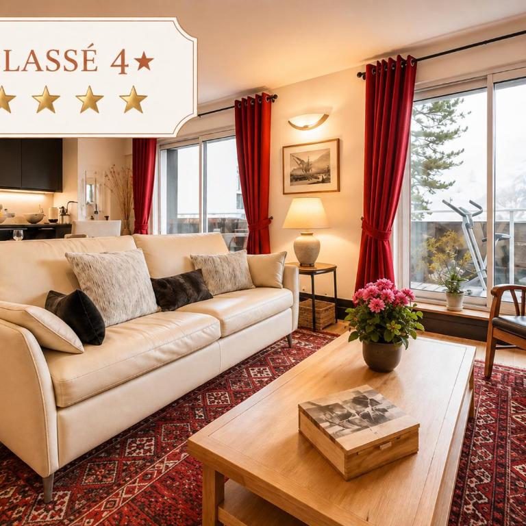 Paris-Daumesnil - Grand 2 pièces de charme sur jardin - 61m2, pour 4p - Large 4 star charming 1 BR apt for 4 with AC - Classement Officiel 4 étoiles - Appartement - Vue sur Jardin - 1