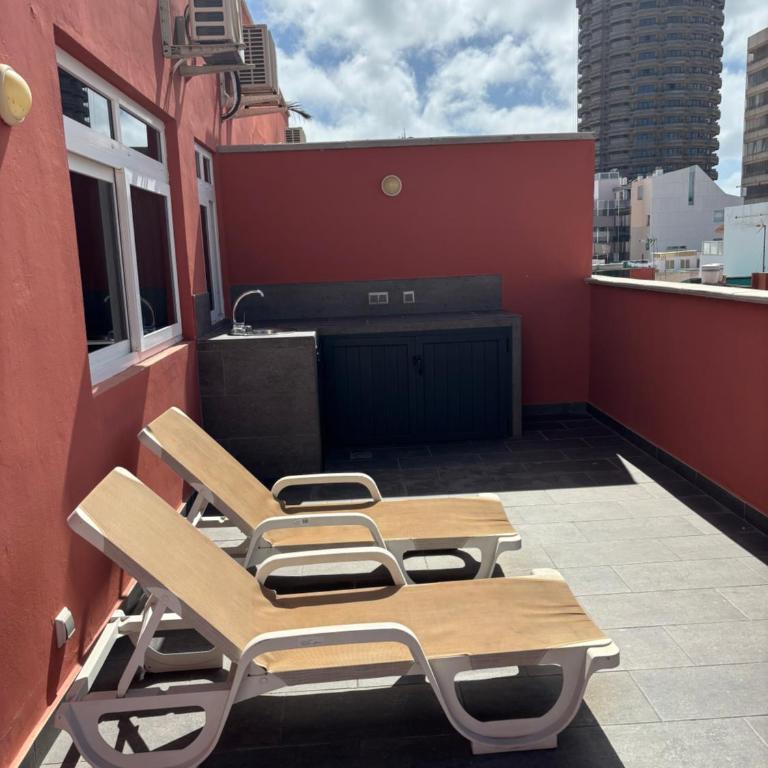 Aticos con terraza Rosamar - Deluxe Apartment mit 1 Schlafzimmer - 8