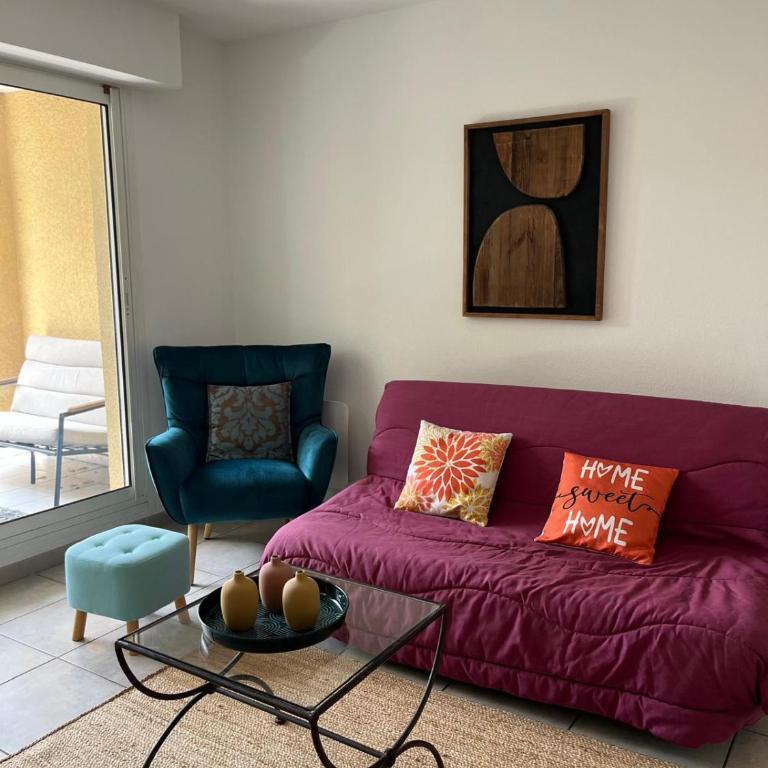 appartement T2 Aix en Provence parking gratuit terrasse calme commerces - Apartamento de 1 dormitorio con terraza - 5