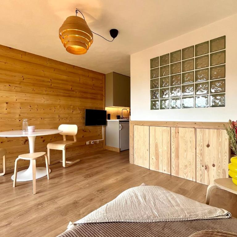 Studio vue Mont-Blanc terrasse et jardin - Studio - 4