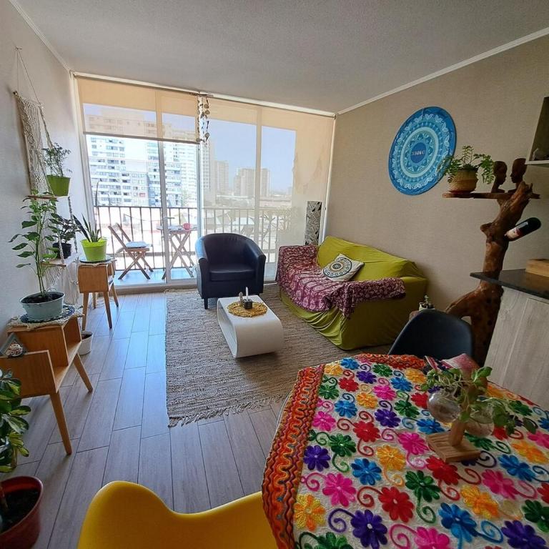 Departamento en Stgo sur amueblado - Apartamento de 3 dormitorios - 1