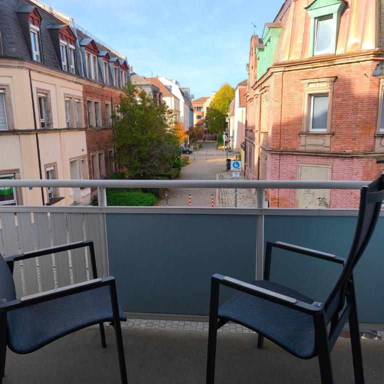 Luxus Apartments im Zentrum Nürnbergs, nahe Messe, mit Balkon & Parkplatz, nähe Playmobilfunpark, Self-Check-in - Appartamento con 2 Camere da Letto - 21