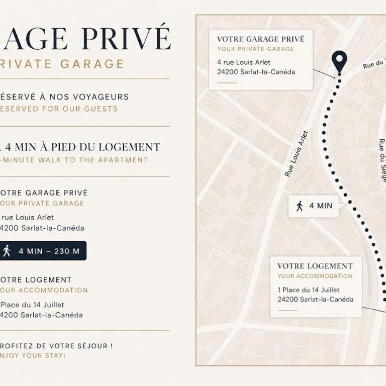 Appartement centre historique - climatisation & garage privé - One-Bedroom Apartment - 21