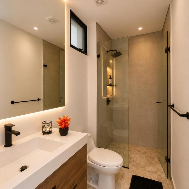 APARTASUITE NUEVO DE LUJO VISTA AL MAR CERCA A LA PLAYA con ROOFTOP CENTRAL - Apartamento de 1 dormitorio - 19